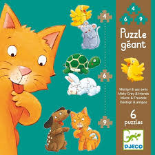 Mistigri et ses amis Puzzle géant