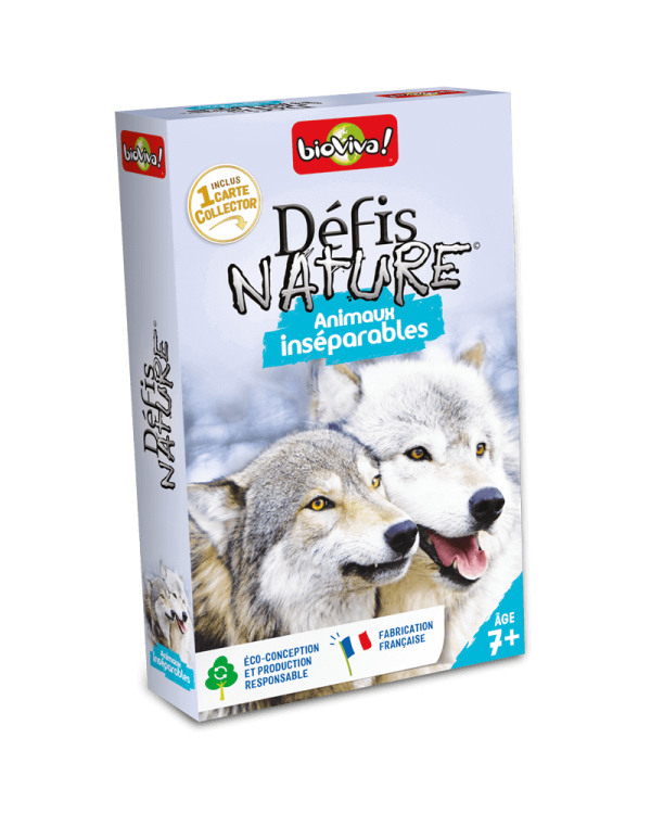 Cartes Défis Nature - Animaux inséparables