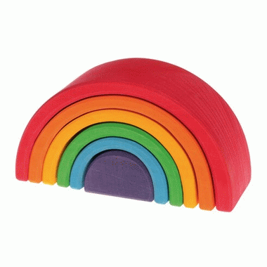 arc en ciel bois 14X7 cm
