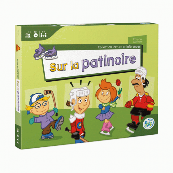 Sur la patinoire