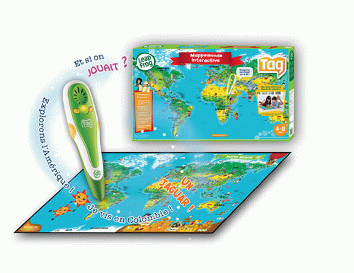 Mappemonde interactive