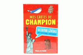 Mes cartes de champion La culture générale
